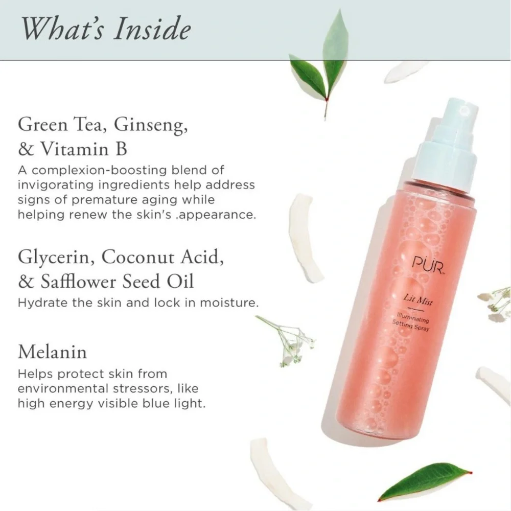Lit Mist Illuminating Setting Spray ⭐️3 for $20⭐️